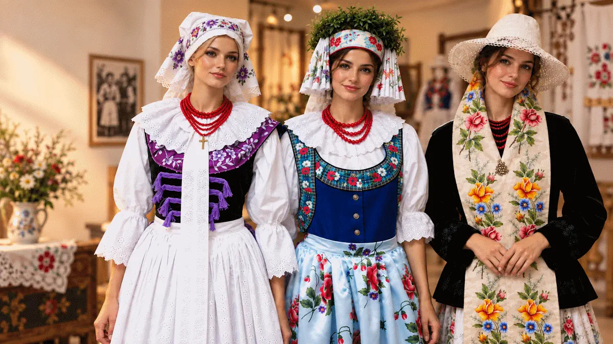 Śląskie stroje ludowe MERYNKA
